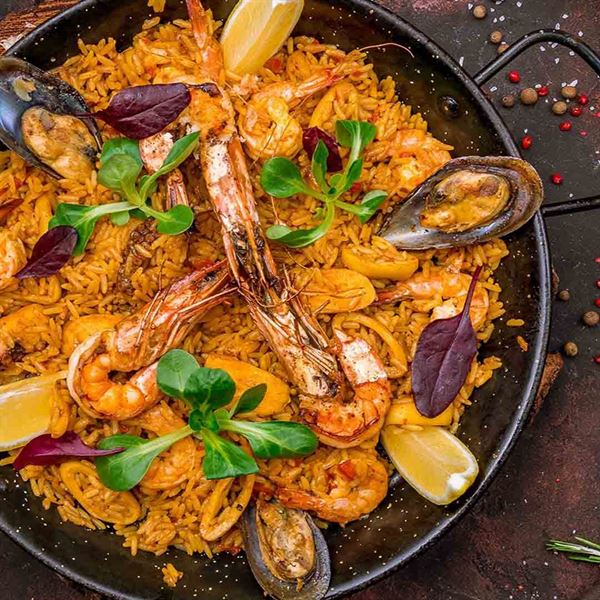Viva Spain! Paella & Sangria